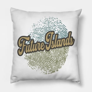 Future Islands Fingerprint Pillow