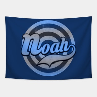 Noah Blue Name Tapestry