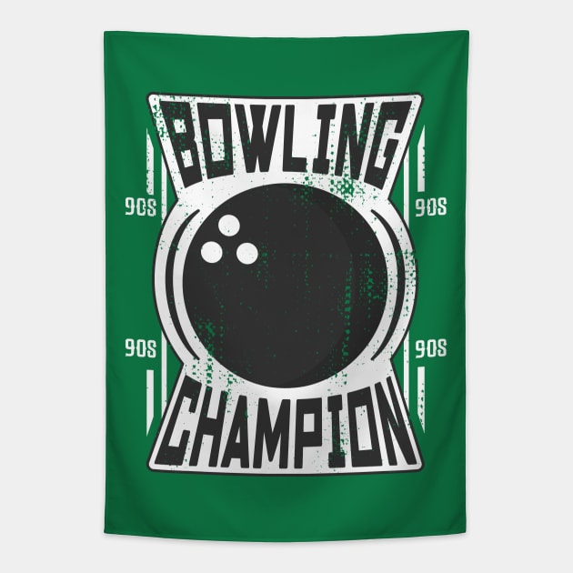 bowling champion Tapestry by ArtStopCreative