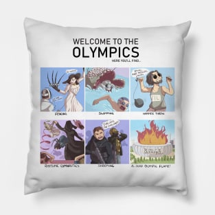Welcome to the Olympics Pillow