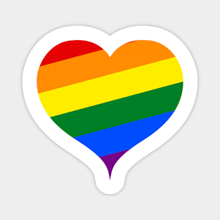 Gay Pride Hearth Woke Design Magnet