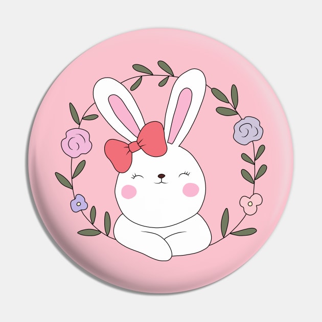 Little Bunny Pin by valentinahramov