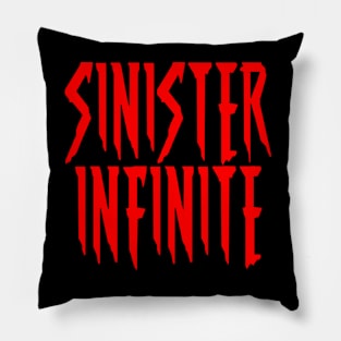 SINISTER INFINITE Title Logo Pillow