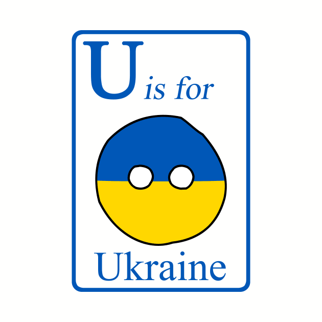 U is for Ukraineball by PVVD