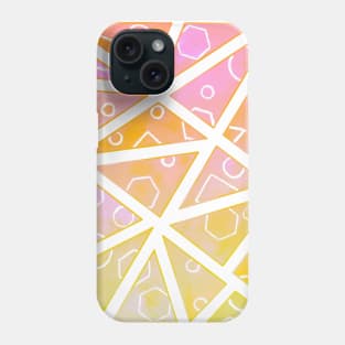 Sunset triangles Phone Case