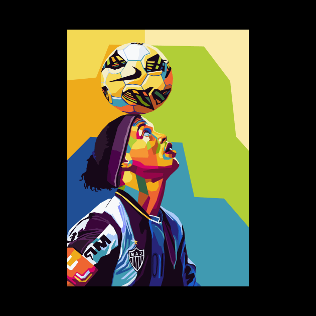 ronaldinho wpap art by Kuli art