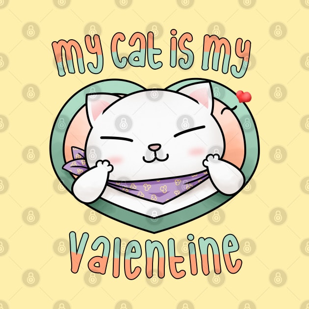 My cat is my Valentine by Takeda_Art