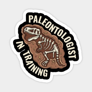 Paleontologist In Training Fathers Day Gift Funny Retro Vintage Magnet