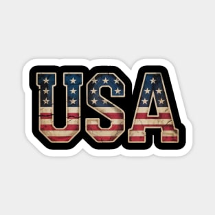 USA US Flag Patriotic 4th of July America Magnet