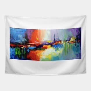 Colors of sunset Tapestry