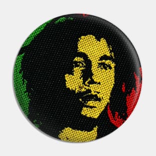 One Love Rastaman Patch Pin