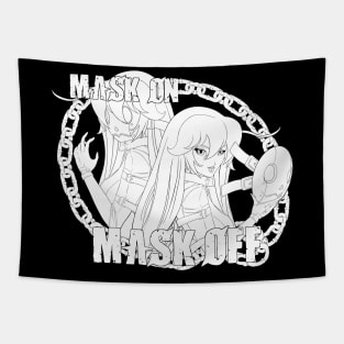 Jack-O Mask Off Tapestry