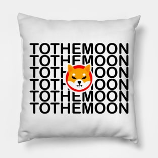 Shiba Inu Coin To The Moon Pillow