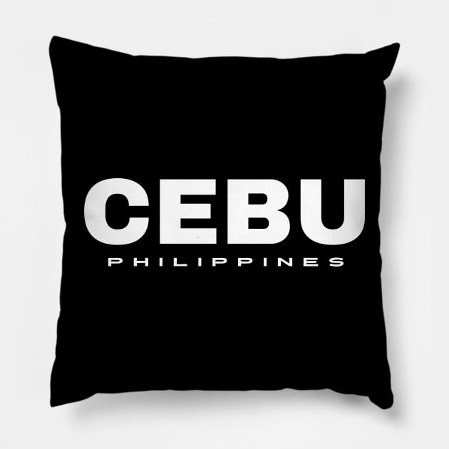 Cebu Philippines Pillow by Prism Chalk House