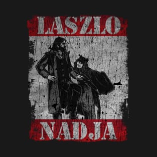 TEXTURE ART - Laszlo and Nadja Bat T-Shirt