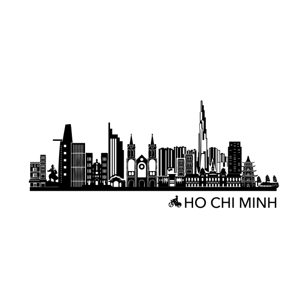 Ho Chi Minh Skyline by Elenia Design