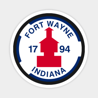 Fort Wayne Flag Decal Magnet