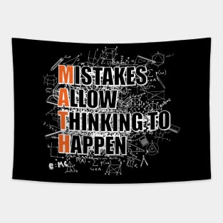 'Mistakes Allow Thinking To Happen' Math Teacher Tapestry