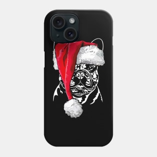 Funny French Bulldog Santa Christmas dog mom Phone Case