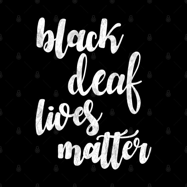 Black deaf lives matter by valentinahramov