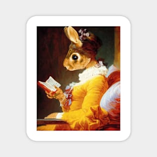 Bunny Reader Magnet