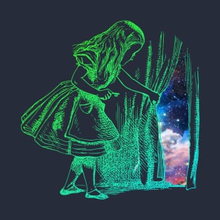 Alice discovers space T-Shirt