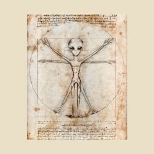 Vitruvian alien T-Shirt