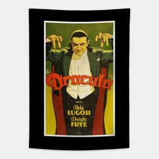 Dracula With Bela Lugosi Movie Poster Tapestry