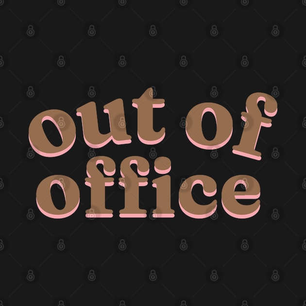 Out of Office On Vacation | Brown by RenataCacaoPhotography