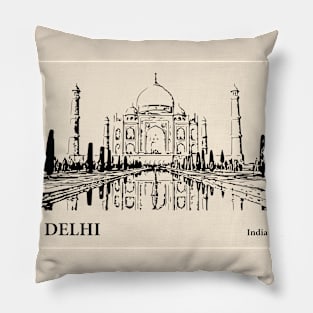 Delhi - India Pillow