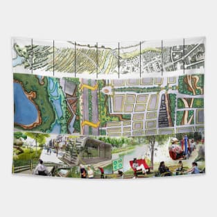 wetland landscape park design Tapestry