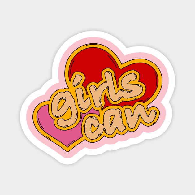 Girls Can Magnet by Utopia Shop
