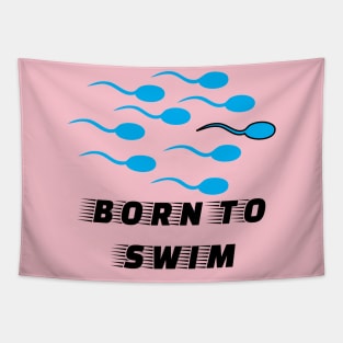 Born To Swim Tapestry