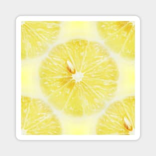 Lemon Pattern Magnet