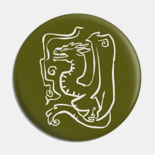 Tribal Wyvern Pin