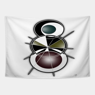 Warped Moon Cycle Tapestry