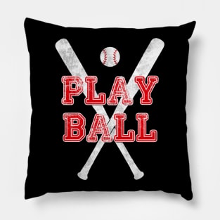 Play Ball Baseball Pillow