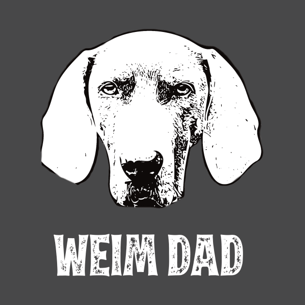 Weimaraner Dad by DoggyStyles