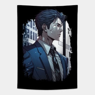 Business Man - Anime Shirt Tapestry