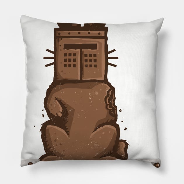 The Dark Chocolate Knight Pillow by kg07_shirts