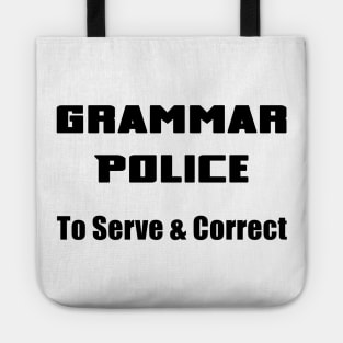 Grammar Police Tote