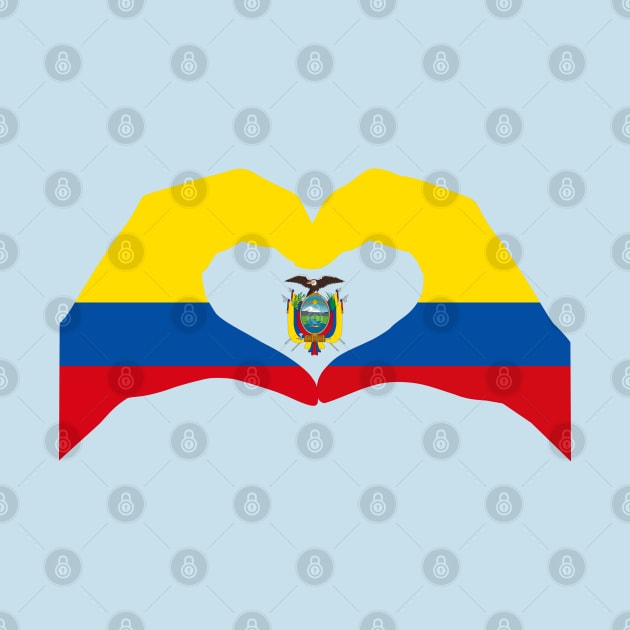 We Heart Ecuador Patriot Flag Series by Village Values