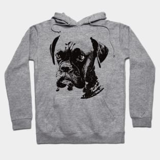 Best Boxer Dad Ever Cute Dog Puppy Pet Lover Zip Up Hoodie Back Print