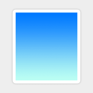 COLOR GRADIENT #1 (blue & white) Magnet