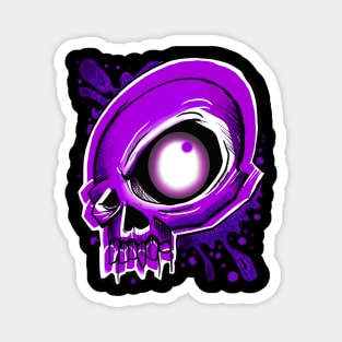 Another purple skull Magnet