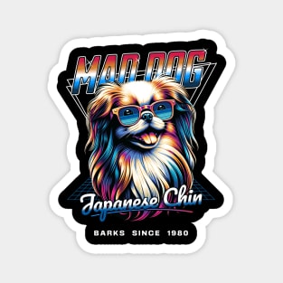 Mad Dog Japanese Chin Dog Magnet