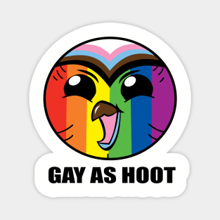 Pride Hooty Magnet