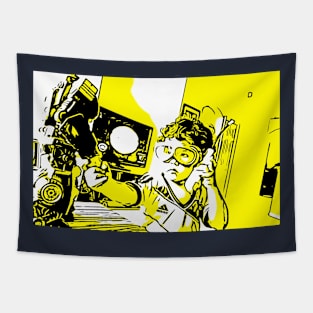 YELLOW EXploRATion Tapestry