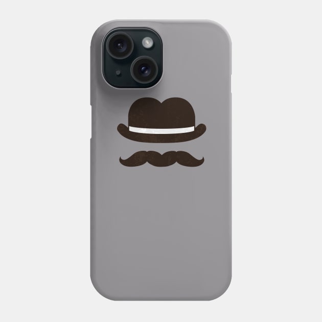 Twin bowler moustache Phone Case by KrunkMunky