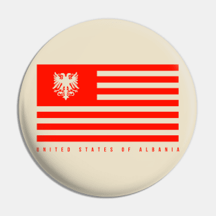 United States of Albania Pin